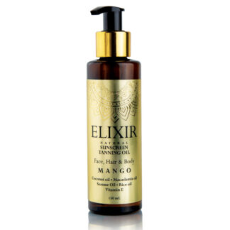 Sunscreen Tanning Oil Face, Hair & Body Mango 150 mL